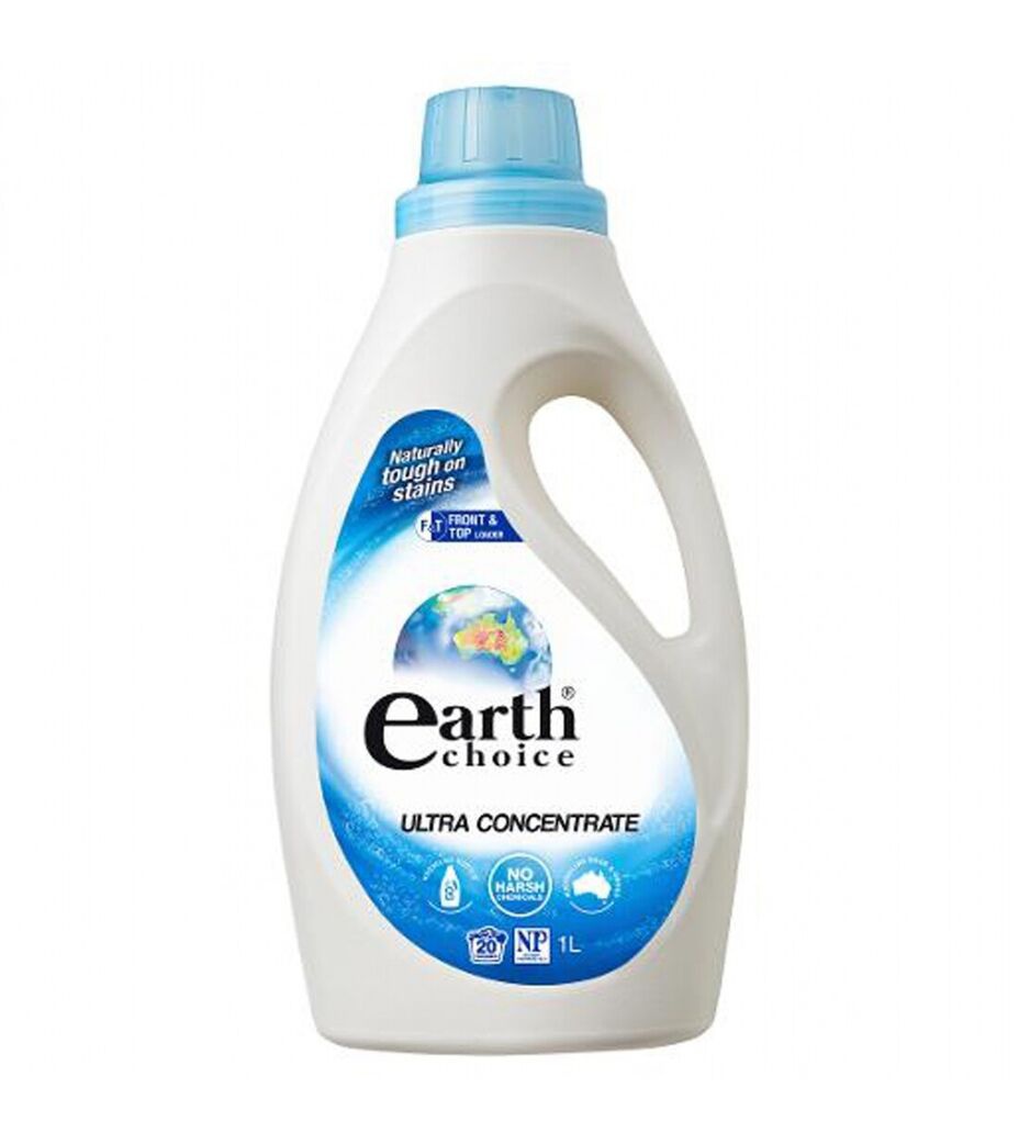 Earth Choice Ultra Concentrate Laundry Liquid Top & Front Loader 1l