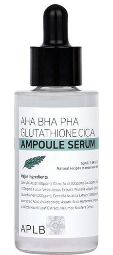 APLB AHA BHA PHA Glutathione Cica Ampoule Serum