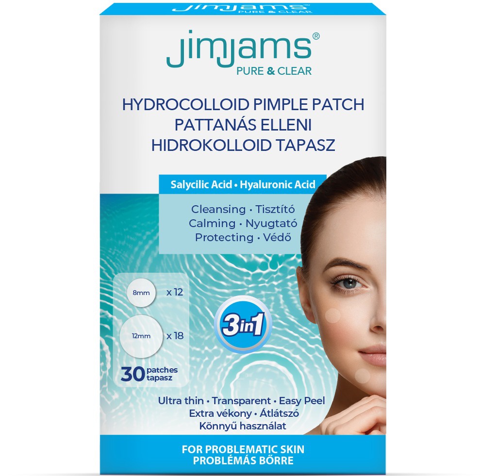 JimJams Pure & Clear Hydrocolloid Pimple Patch