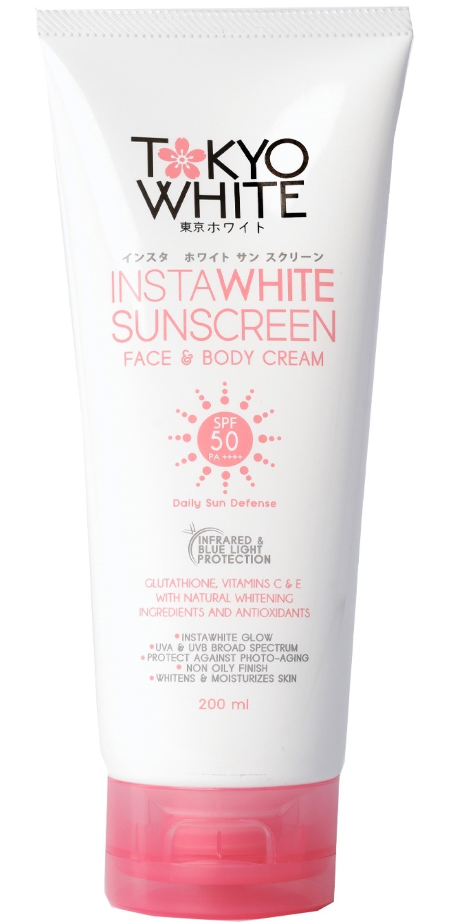 TOKYO WHITE Instawhite Sunscreen Face And Body Cream SPF 50 Pa++++