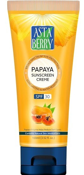 Ivia beauty pvt ltd Asta Berry Papaya Sunscreen Creme SPF 30