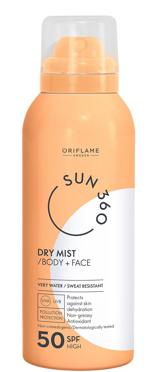 Oriflame Sun 360 Dry Mist Body + Face SPF 50