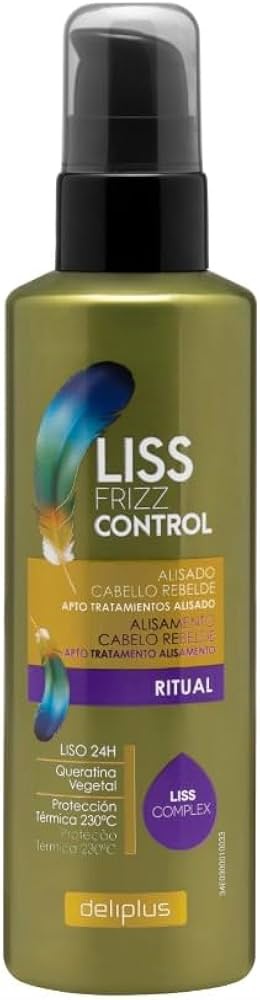 Hacendado Hidrocrema Liss Frizz Control Deliplus Cabello Rebelde Con Vitamina E Y Queratina, Protección Térmica 230°