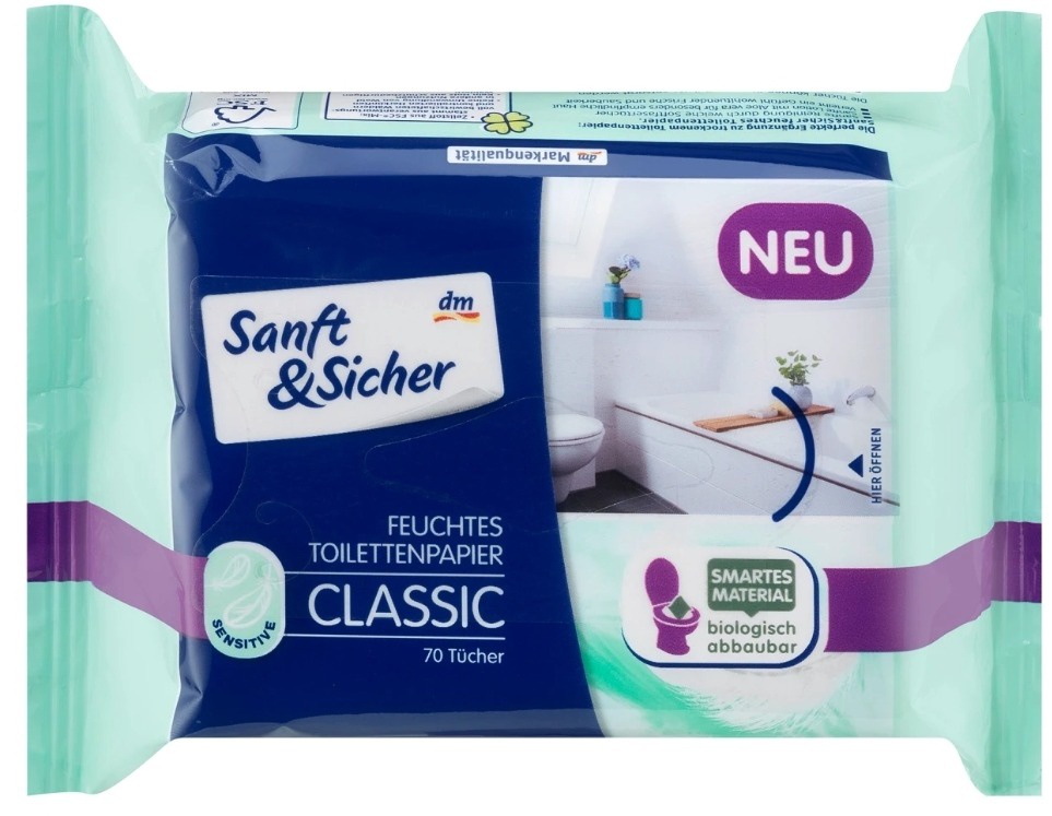 Sanft&Sicher Feuchtes Toilettenpaper