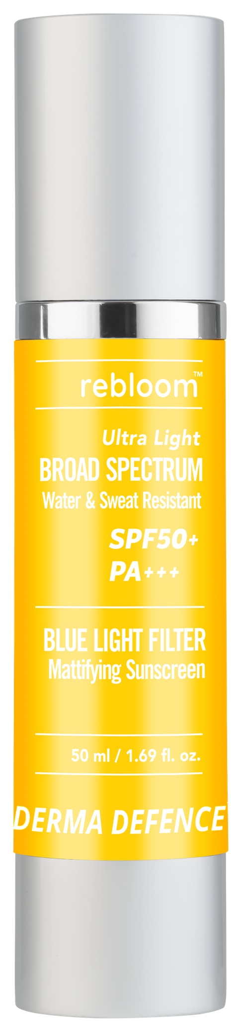 Rebloom Broad Spectrum Sunscreen SPF 50 PA+++ IR Blue Light