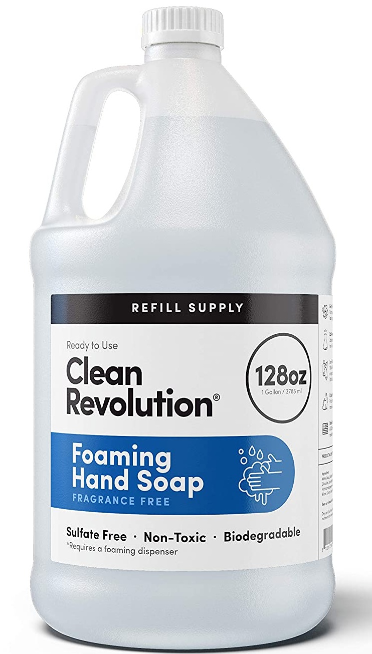 Clean Revolution Foaming Hand Soap Fragrance Free