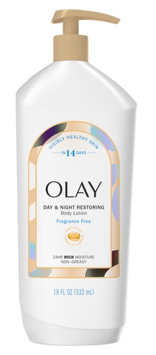 Olay Day & Night Restoring Hydrating Body Lotion Fragrance Free