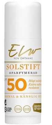Elw Solstift SPF 50 Oparfymerad