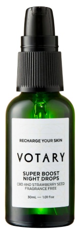 Votary Super Boost Night Drops - Cbd And Strawberry Seed