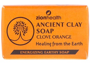 Zion Health Ancient Clay Soap, Clove Orange