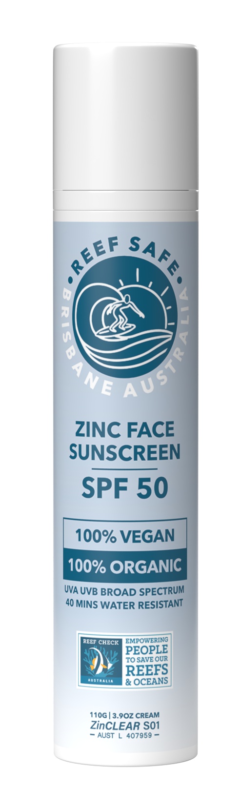 Reefsafe Reef Safe Zinc Face Sunscreen SPF50