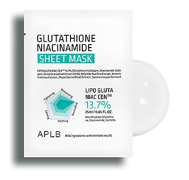 APLB Glutathione Niacinamide Sheet Mask