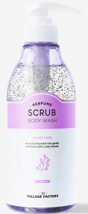 VILLAGE 11 FACTORY Perfume Scrub Body Wash