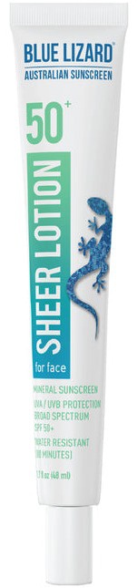 Blue Lizard Sheer Mineral Sunscreen For Face