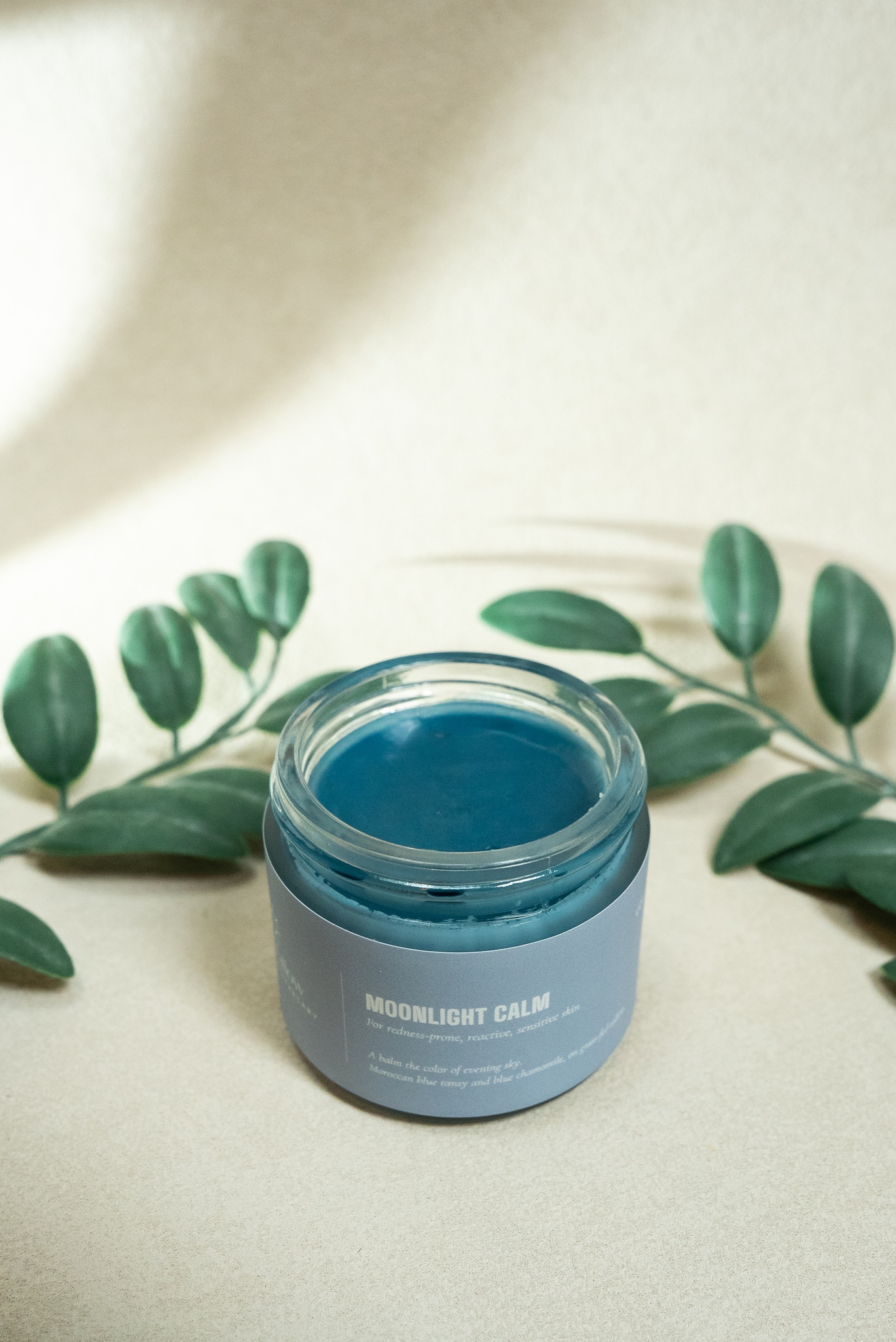 CraftTallow.com Moonlight Calm Blue Tansy Grass-fed Suet Tallow Balm