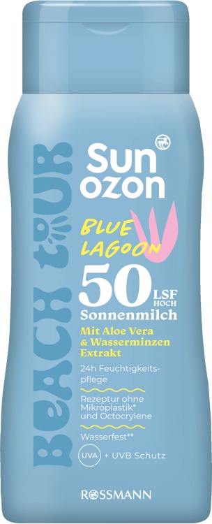 Sun Ozon Beach Tour Sonnenmilch Blue Lagoon LSF 50