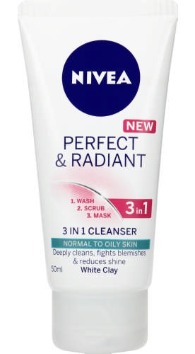 Nivea Perfect And Radiant 3 In 1 Cleanser