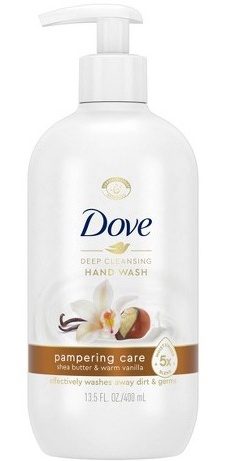 Dove Shea Butter & Warm Vanilla Pampering Care Deep Cleansing Hand Wash