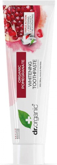 Dr Organic Pomegranate Whitening Toothpaste