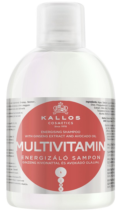 Kallos KJMN Multivitamin Energising Shampoo