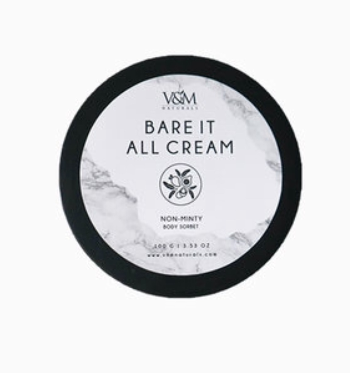 V&M Bare It All Cream (Non-Minty)