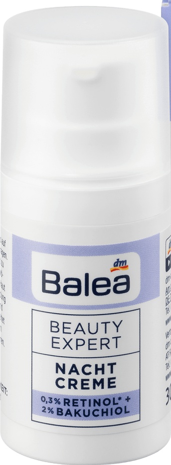 Balea Beauty Expert Nacht Creme 0,3% Retinol + 2% Bakuchiol