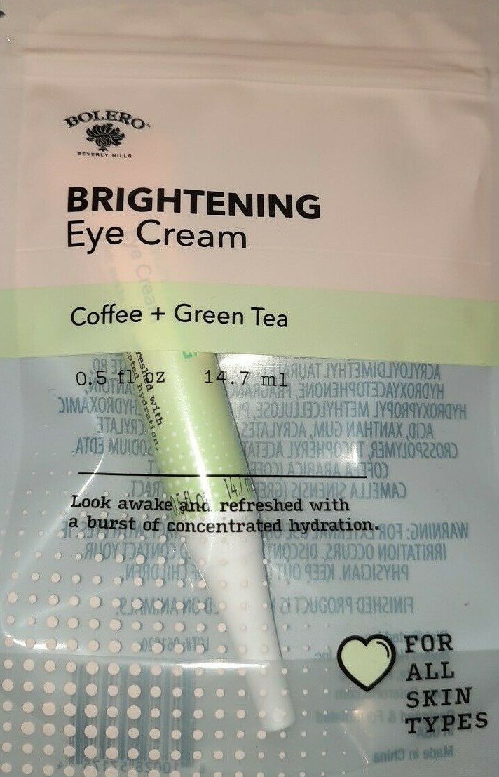 Bolero Beverly Hills Brightening Eye Cream Coffee + Green Tea
