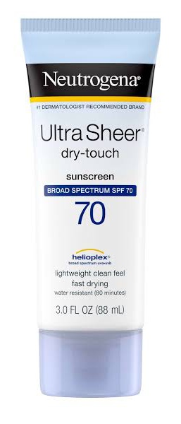 Neutrogena Ultra Sheer Dry Touch Sunscreen  Spf 70