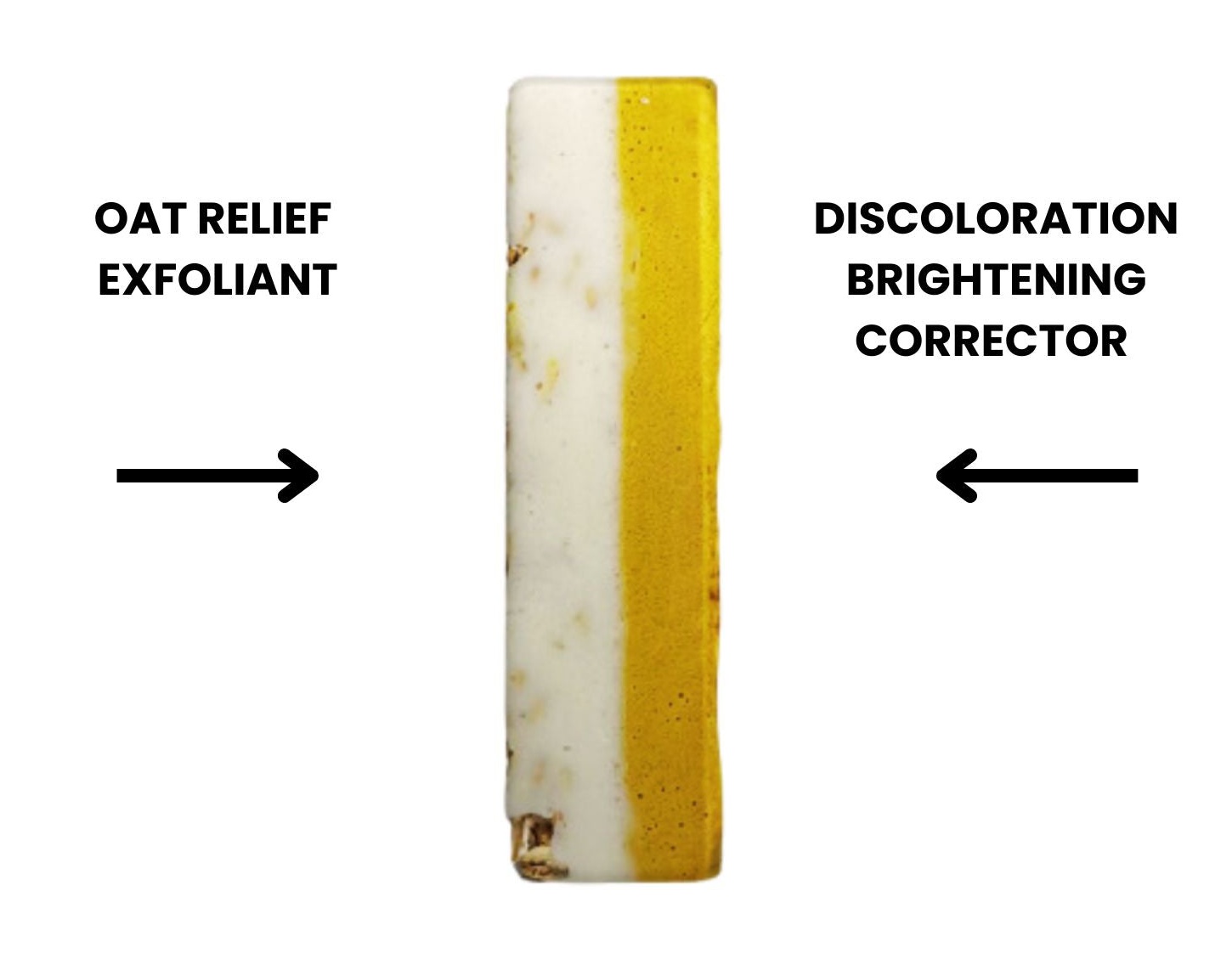 TWNSKN 2-1 Bar Half | Discoloration Brightening Corrector | Oat Relief Acne Exfoliation