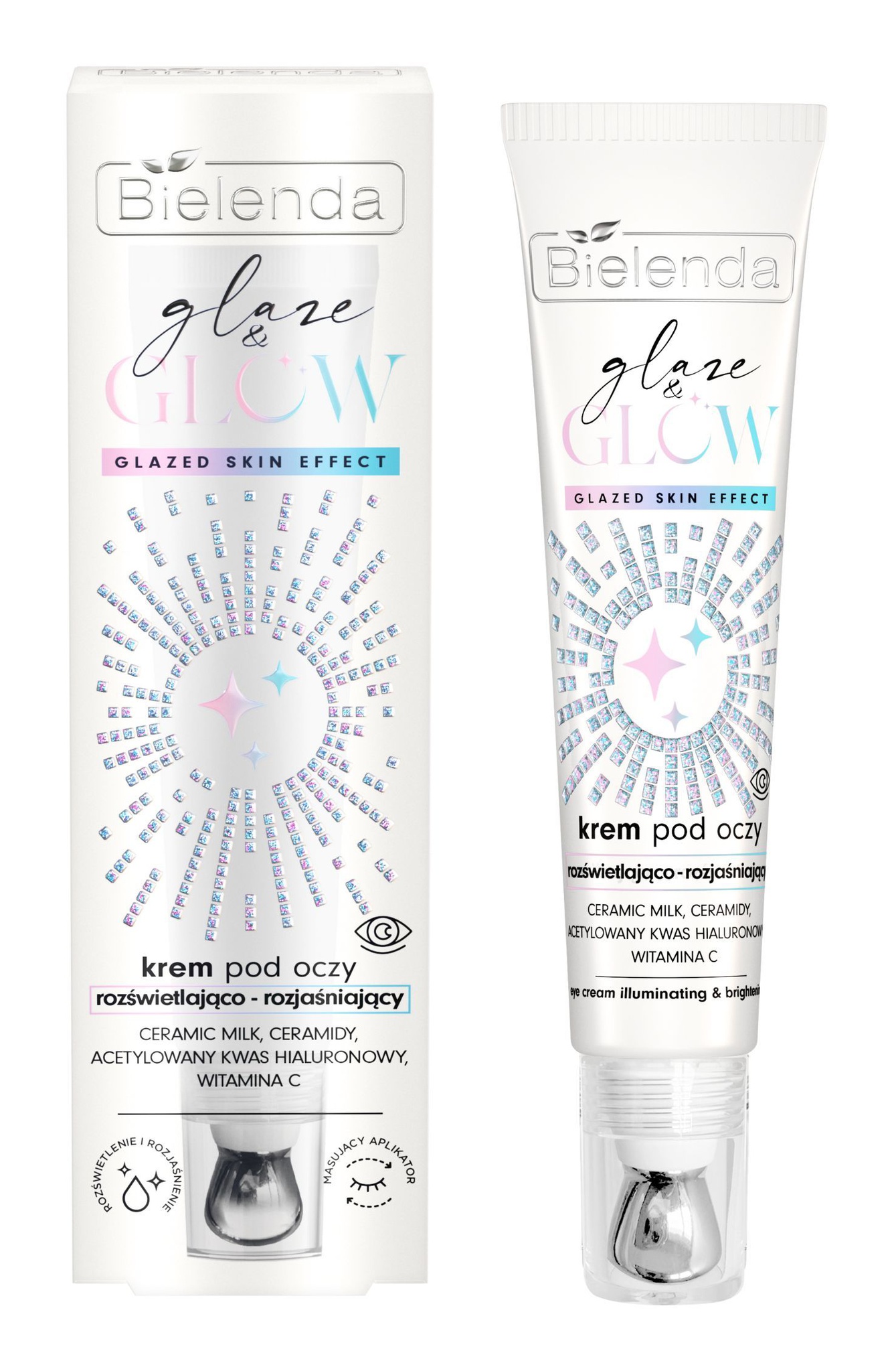 Bielenda Glaze & Glow Illuminating & Brightening Eye Cream