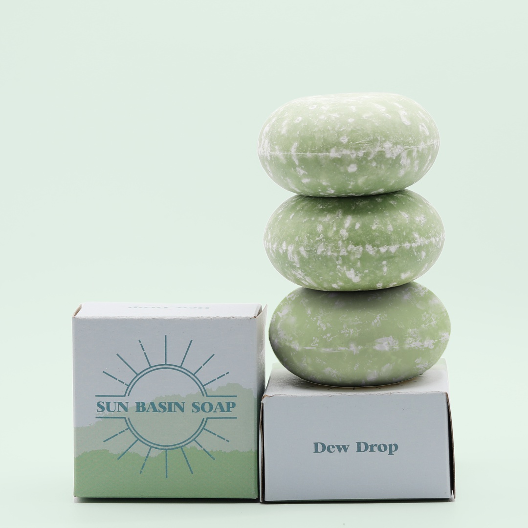 Sun Basin Soap Dew Drop Shampoo Bar - Rosemary Mint