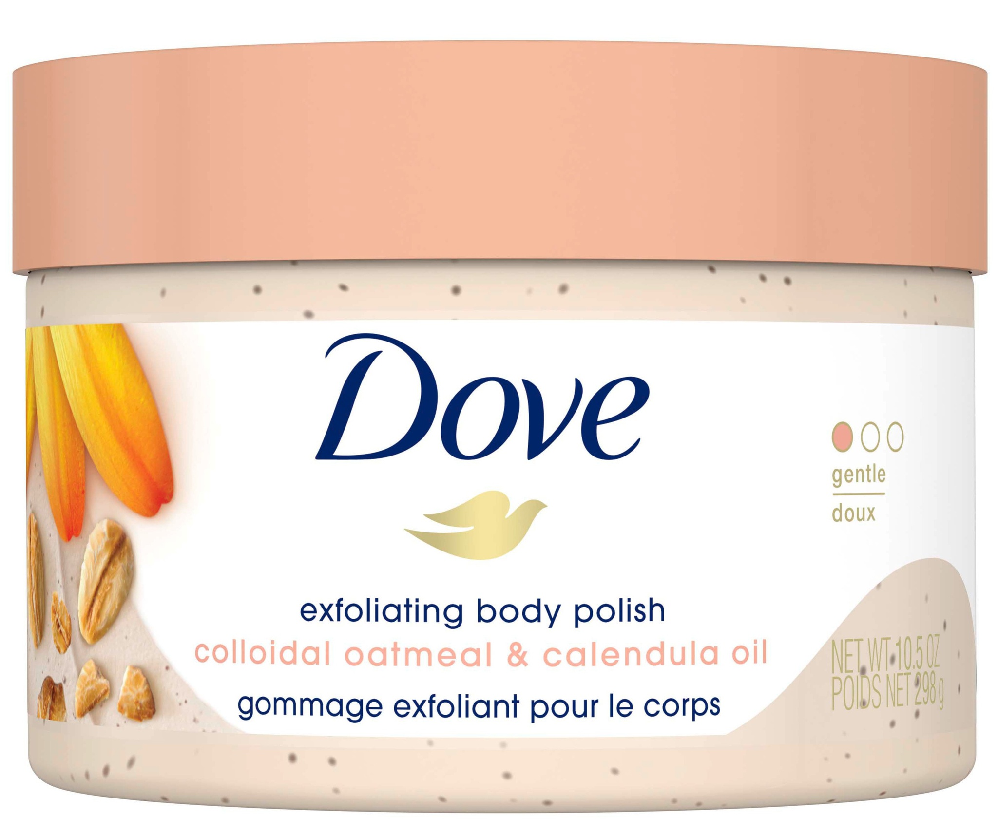Dove Oatmeal And Calendula Oil Exfoliating Body Polish