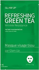 GLAM UP Refreshing Green Tea Wrinkle Resistance Sheet Mask