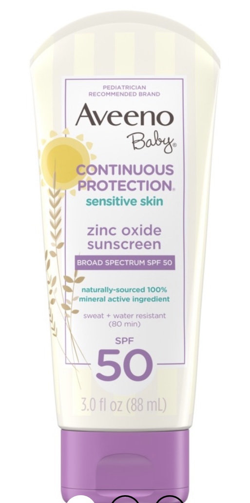 Aveeno ® Baby Sunscreen Lotion With Zinc Oxide, Spf 50