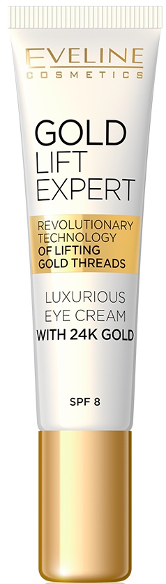 Eveline Gold Lift Expert Eye Cream With 24k Gold SPF8
