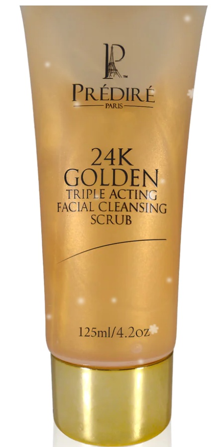 Predire Paris 24k Golden Triple Acting Facial Cleansing Scrub