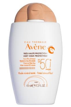 Avene Tinted Mineral Sunscreen Fluid  Spf 50