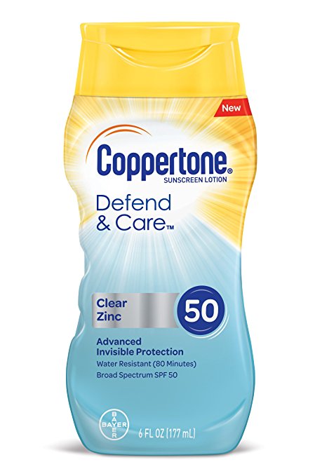 Coppertone Defend And Care Clear Zinc Spf 50