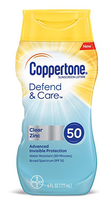 Coppertone Defend And Care Clear Zinc Spf 50