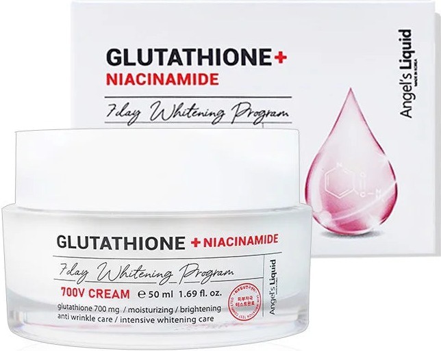 angel's liquid Glutathione + Niacinamide 7day Whitening Program 700v-cream