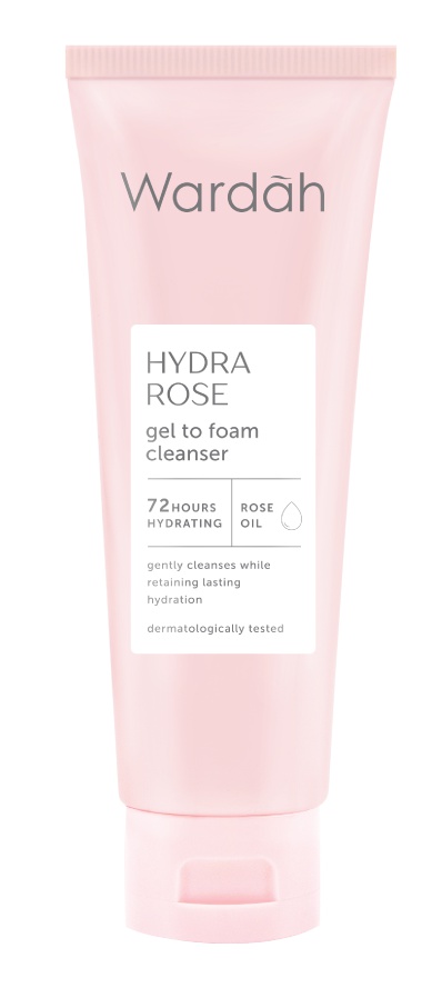 Wardah Hydra Rose Gel To Foam Cleanser