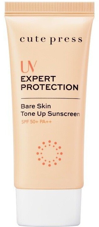 cute press UV Expert Protection Bare Skin Tone Up Sunscreen SPF50+  Pa++