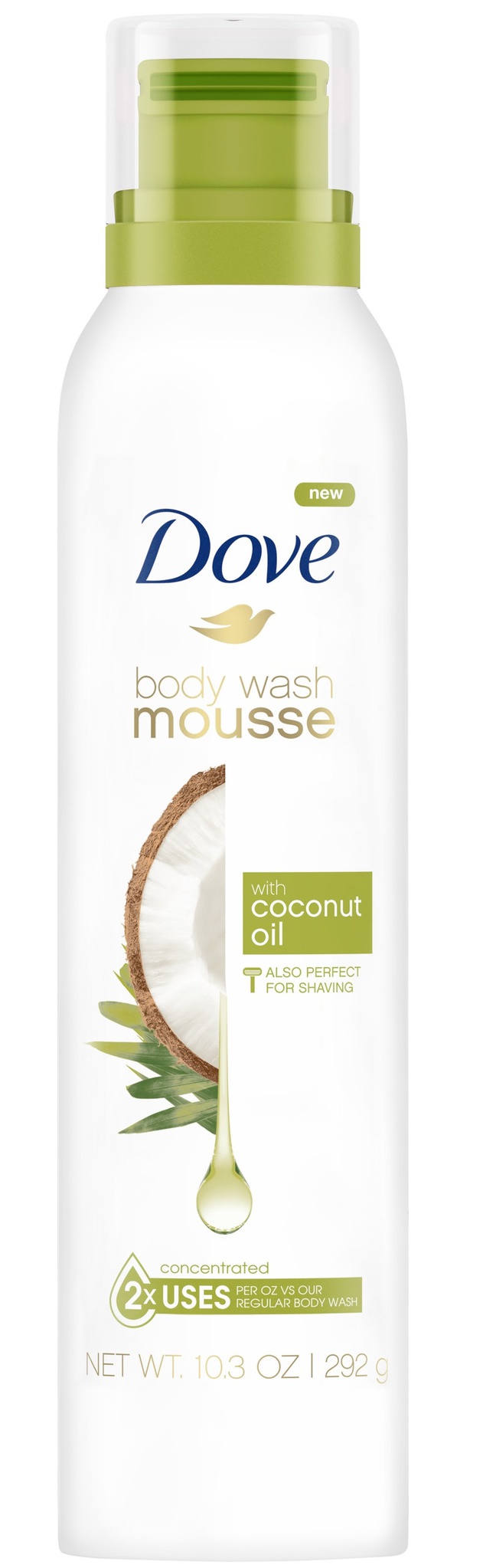 Dove Body Wash Mousse With Coconut Oil