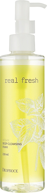 Deoproce Real Fresh Vegan Deep Cleansing Foam