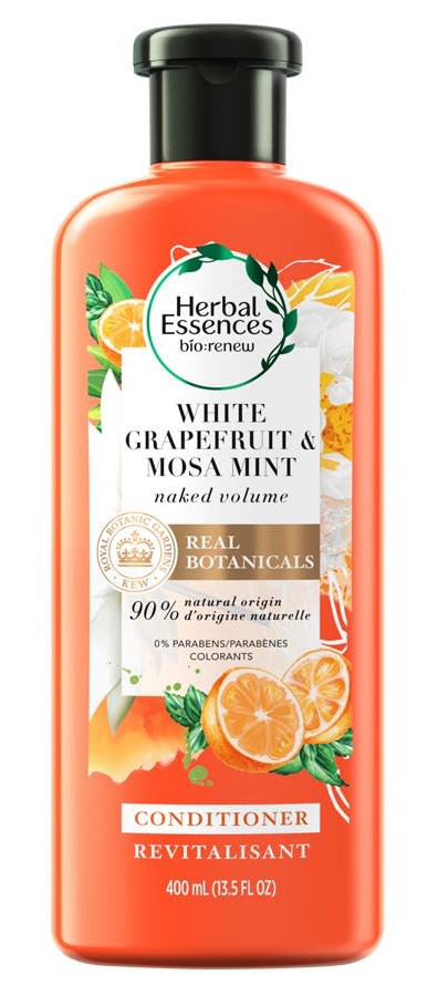Herbal Essences White Grapefruit & Mosa Mint Real Botanicals Naked Volume Conditioner