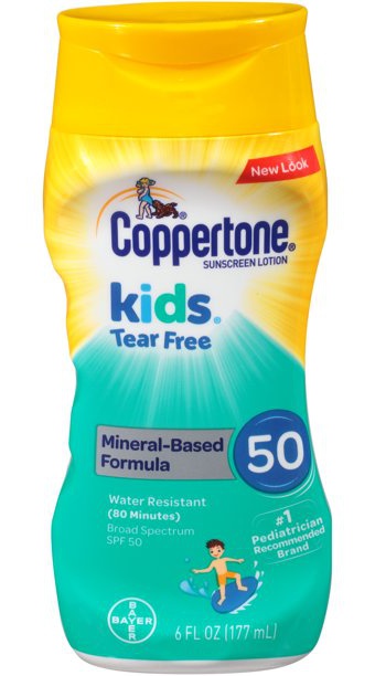 Coppertone Kids Tear Free Mineral Sunscreen Lotion - SPF 50