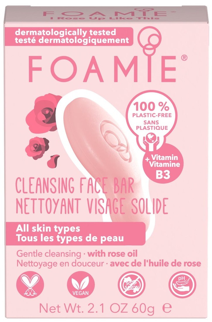 Foamie Rose Oil Face Bar With Niacinamide