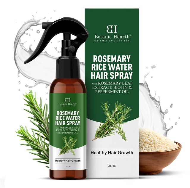 BOTANIC HEARTH Rosemary Rice Water Hair Spray | Hair & Skin Serum