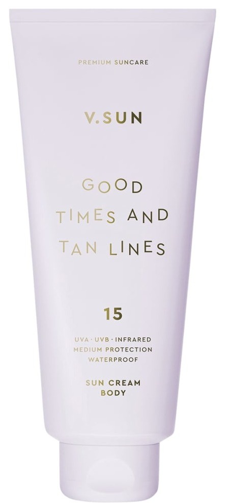 V.SUN Good Times And Tan Lines Body Sun Cream SPF 15