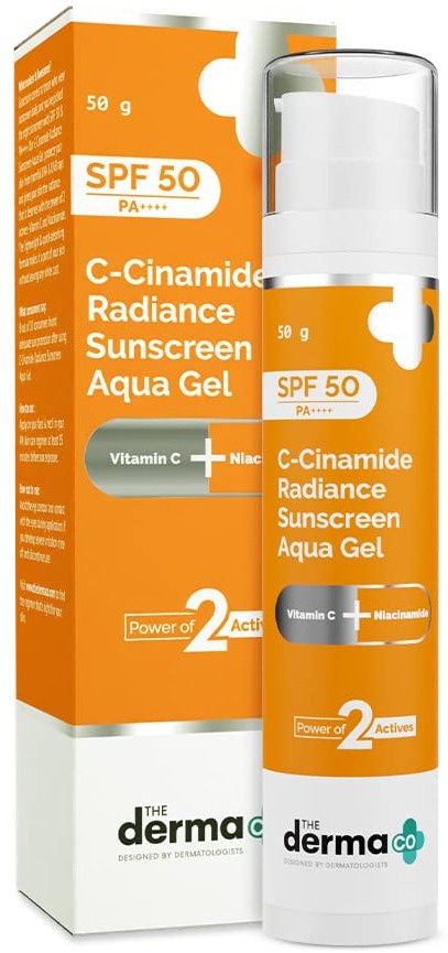 DermaCo C-cinamide Radiance Sunscreen Aqua Gel With SPF 50 & Pa++++